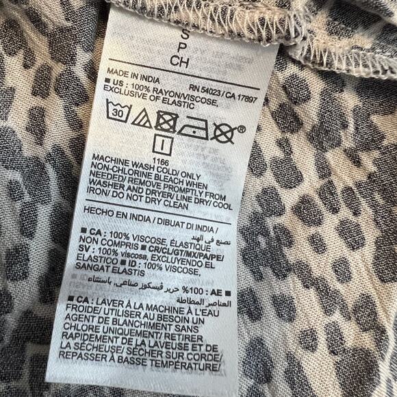 Old Navy Midi Halter Dress Womens Small Abstract Print Boho Resort Vacation Chic - Picture 9 of 11